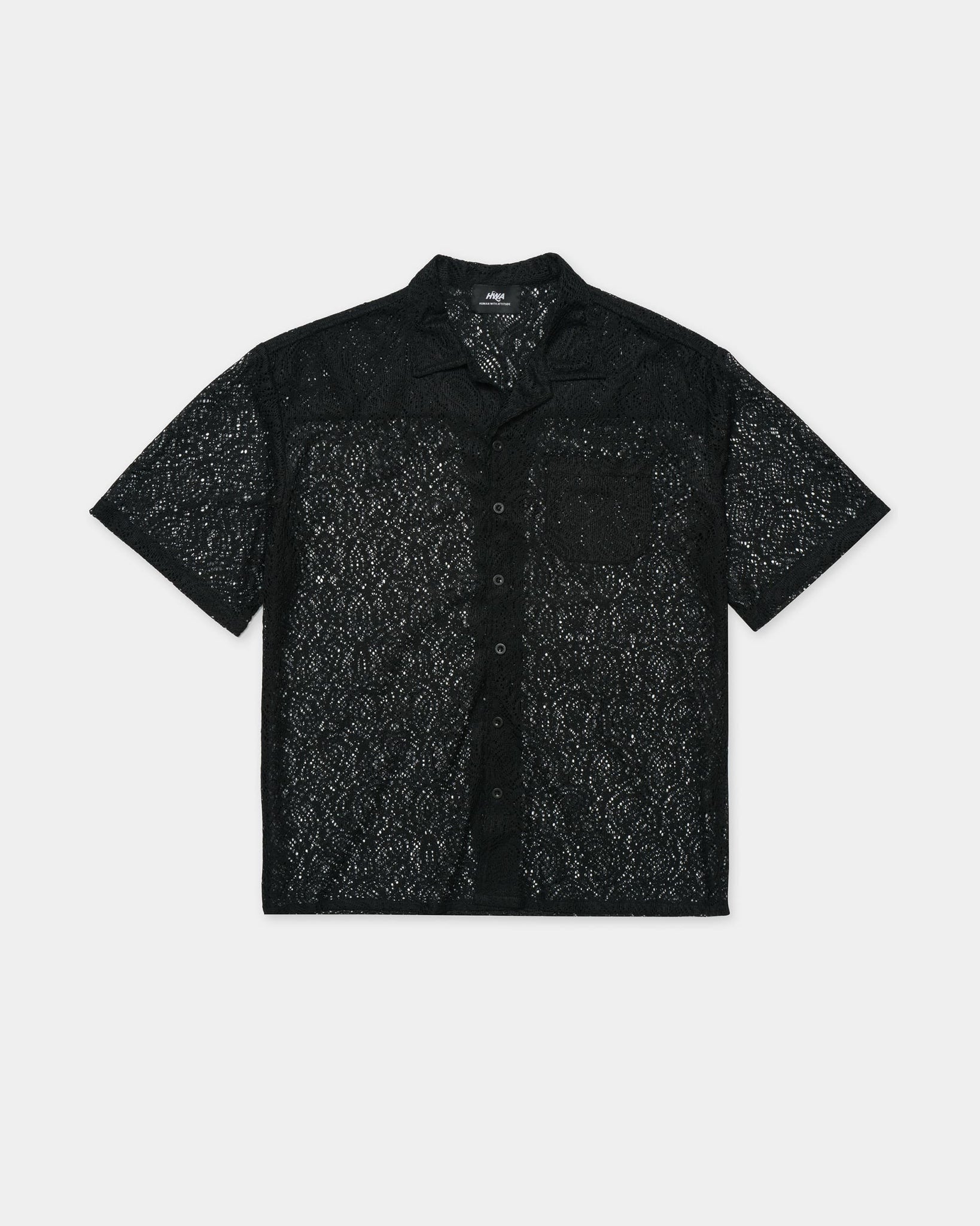 Cuban Lace Shirt - Black